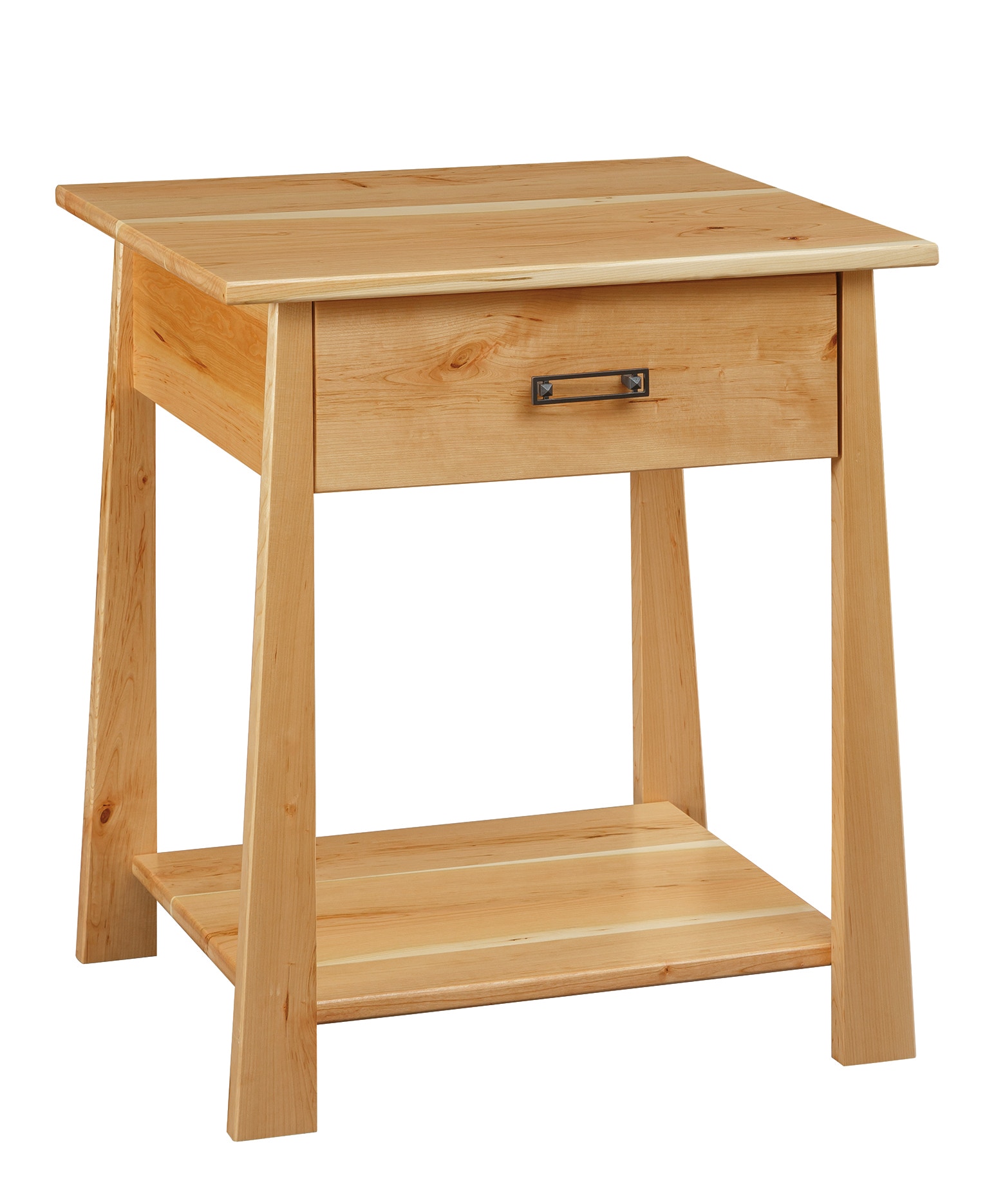 Country Value Woodworks Craftsmen 1 Drawer Nightstand 267 - Portland