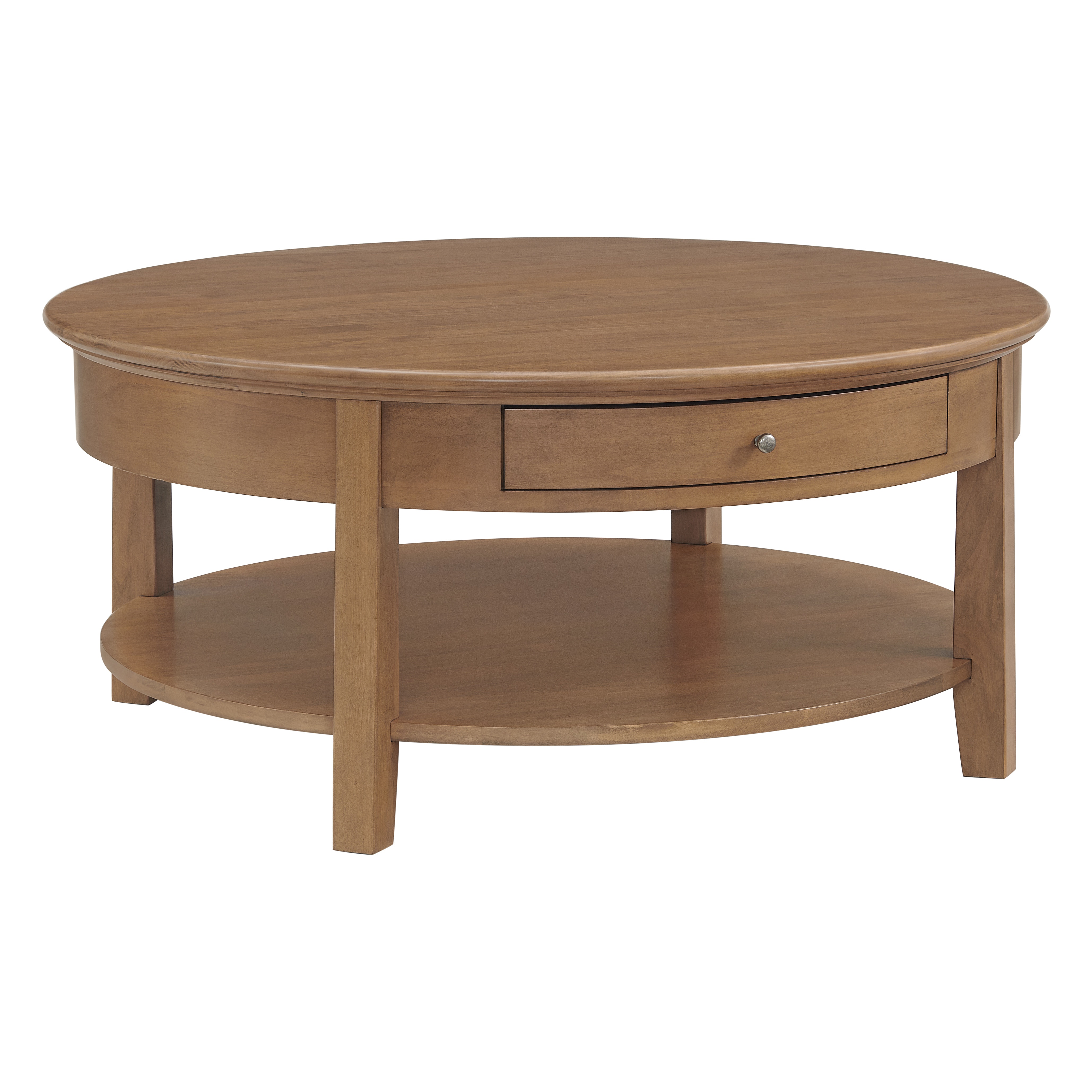 Whittier Wood Products Round Cocktail Table 3512PEC