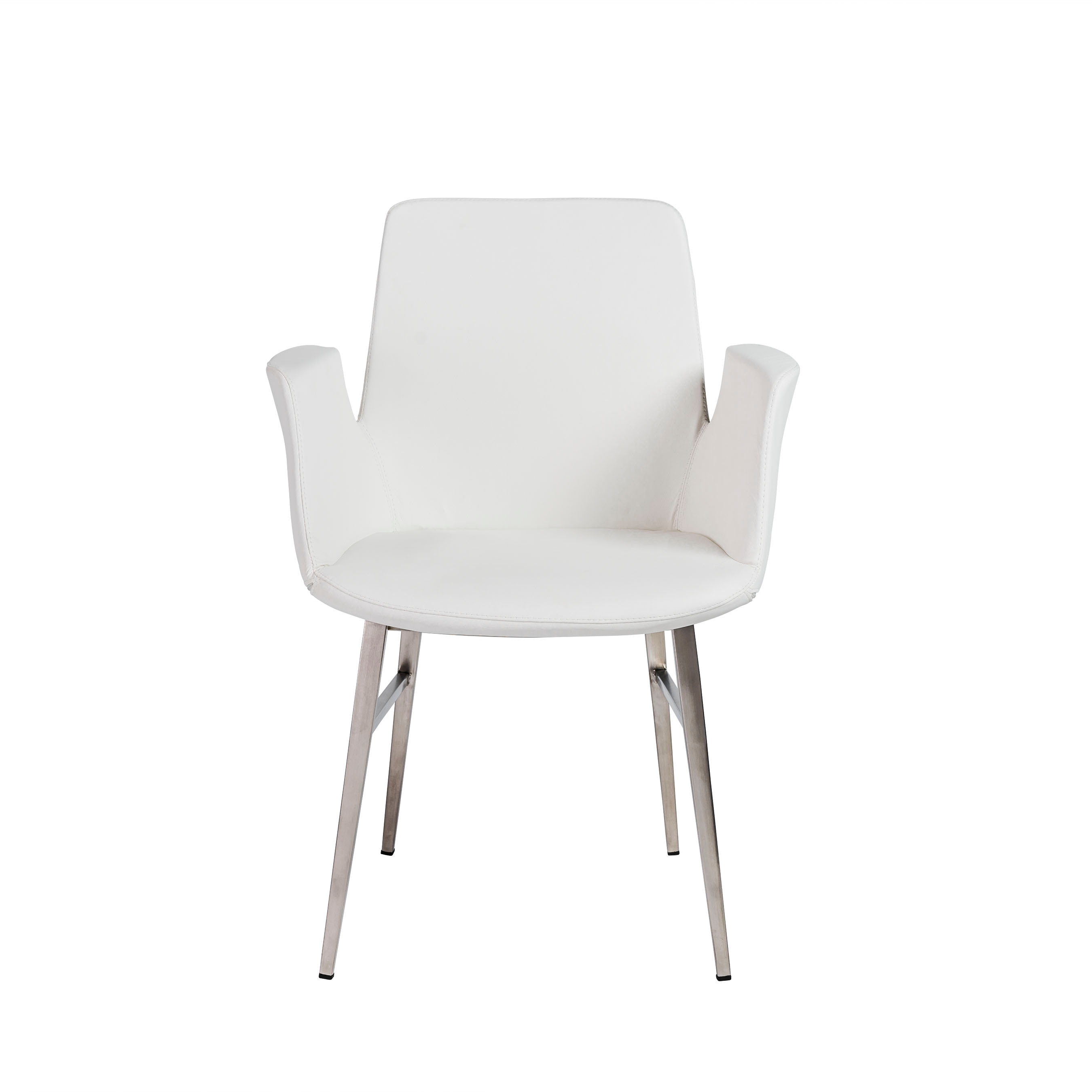 Euro Style Archer Arm Chair 38680WHT Portland, OR Key Home Furnishings