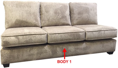 Stanton 46432 Armless Sofa - Portland, OR | Key Home Furnishings