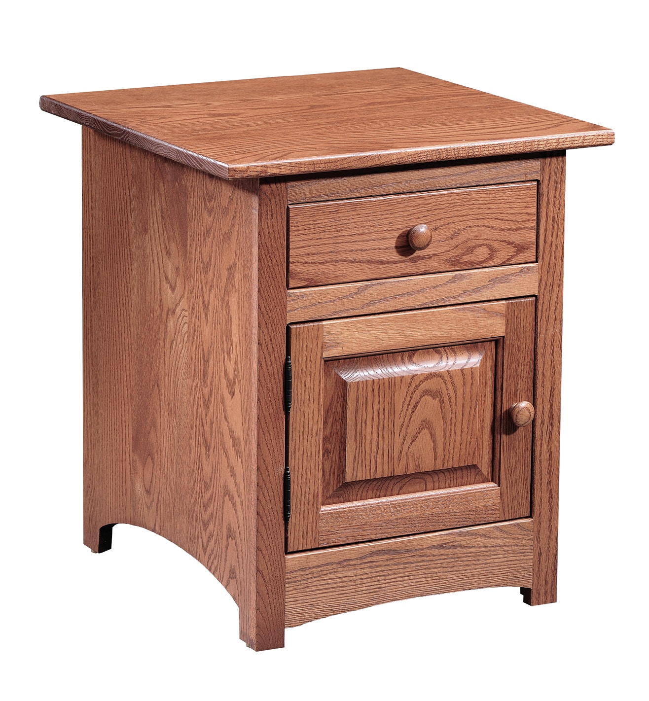 Country Value Woodworks 1 Door End Table 502