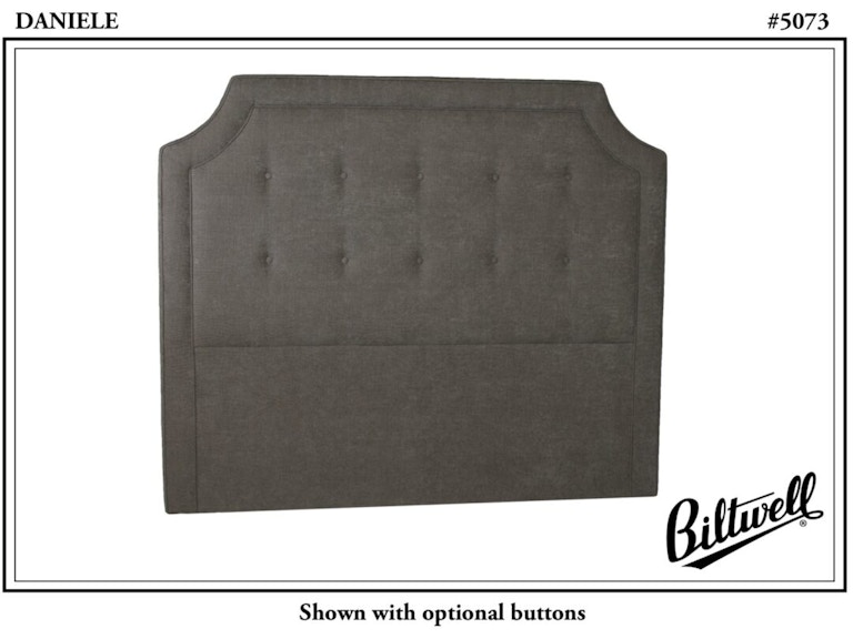 Biltwell Furniture Daniele Headboard 5073 - Portland, OR | Key Home ...