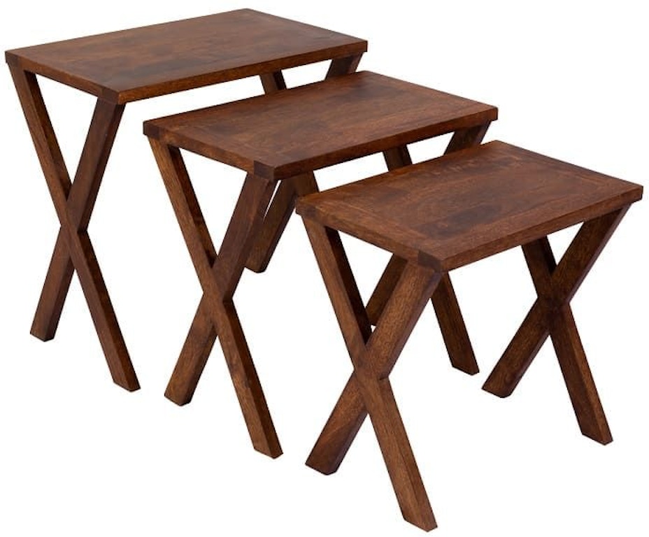 Porter Designs 6255 X Table Nesting Table Set Of 3 6255 Table Set