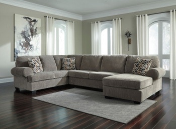 Ashley Jinllingsly LAF Sofa, Armless Loveseat & RAF Corner Chaise
