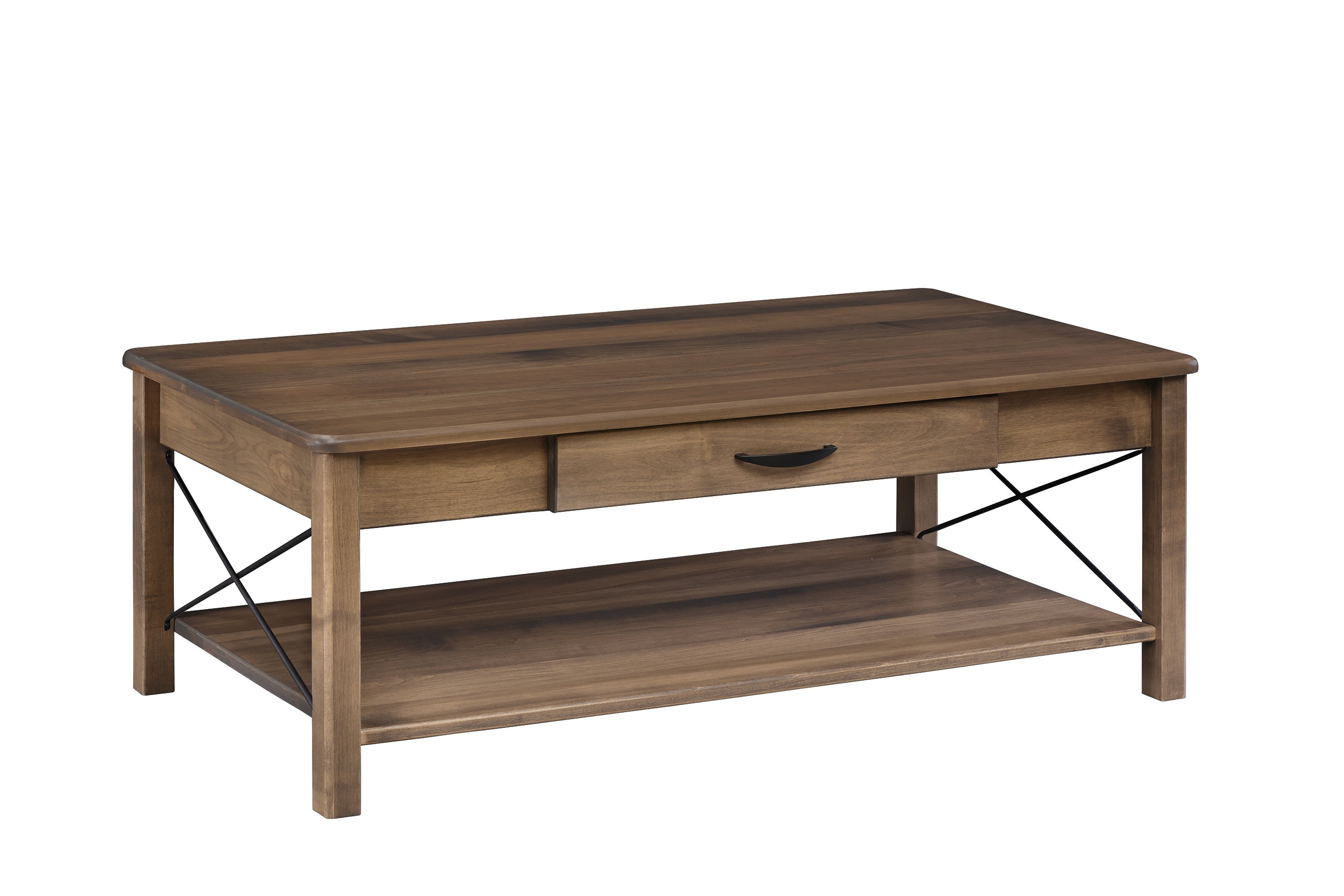 Country Value Woodworks Large Coffee Table with Drawer 725