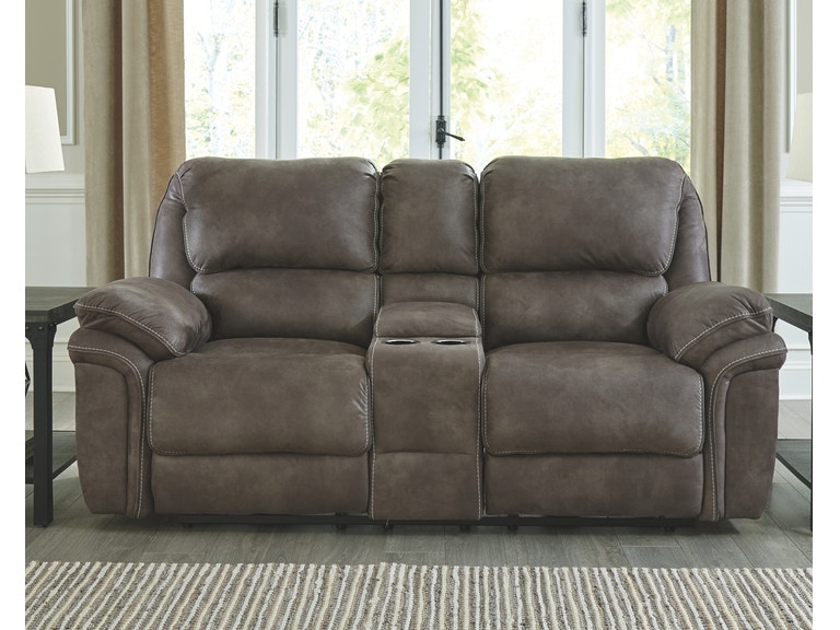 Ashley Trementon Power Reclining Loveseat with Console 8090296
