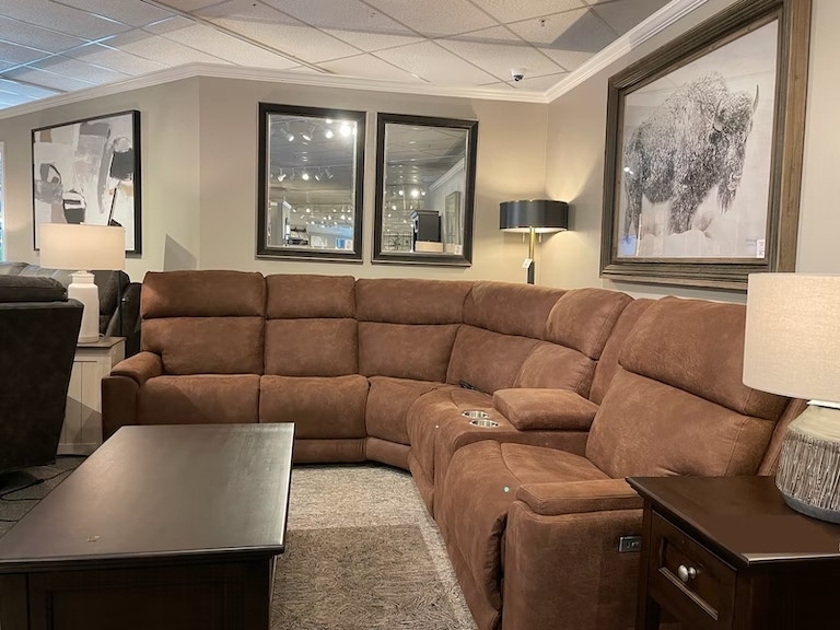 Stanton Power Reclining 823Sectional Portland, OR Key Home Furnishings