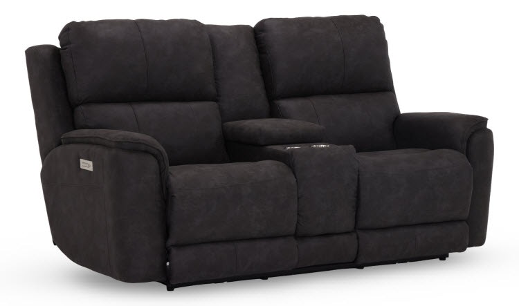 Stanton Furniture Power Headrest Reclining Console Loveseat 86785