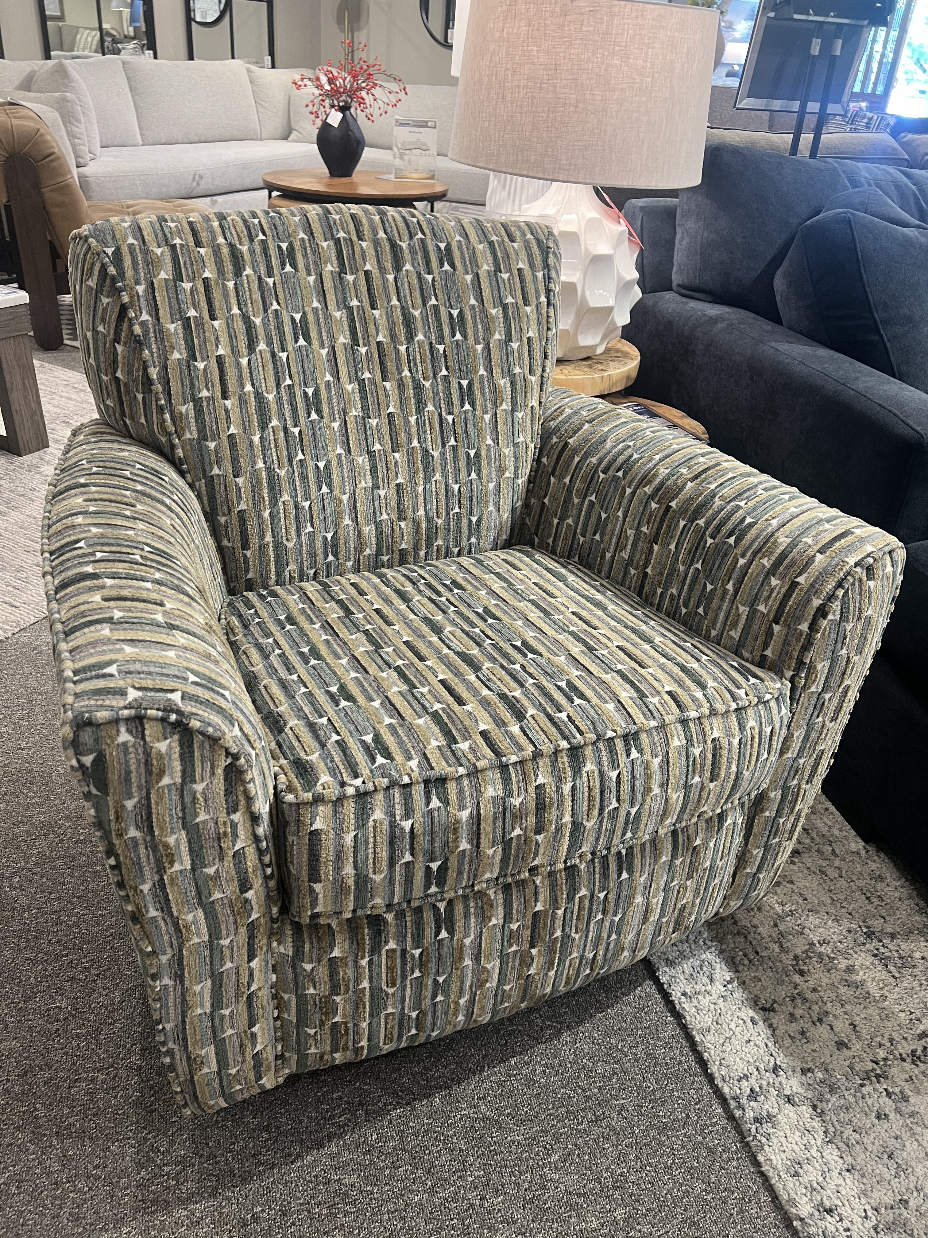 Stanton Furniture Swivel Glider Chair 97670-Jade