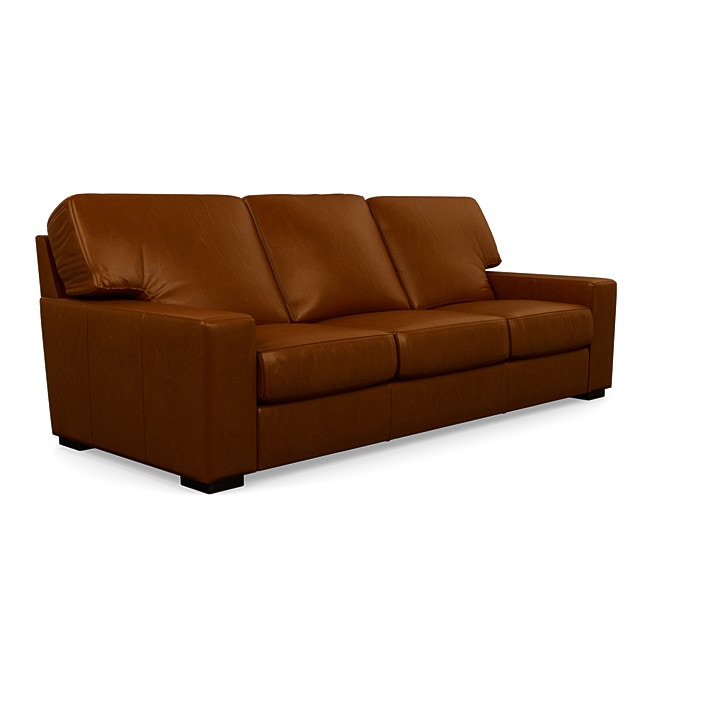 American Leather Danford Three Cushion Sofa DANS03STMontBlanc