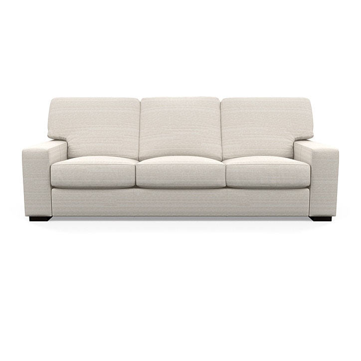 American Leather Danford Three Cushion Sofa DANS03STSpritzCream