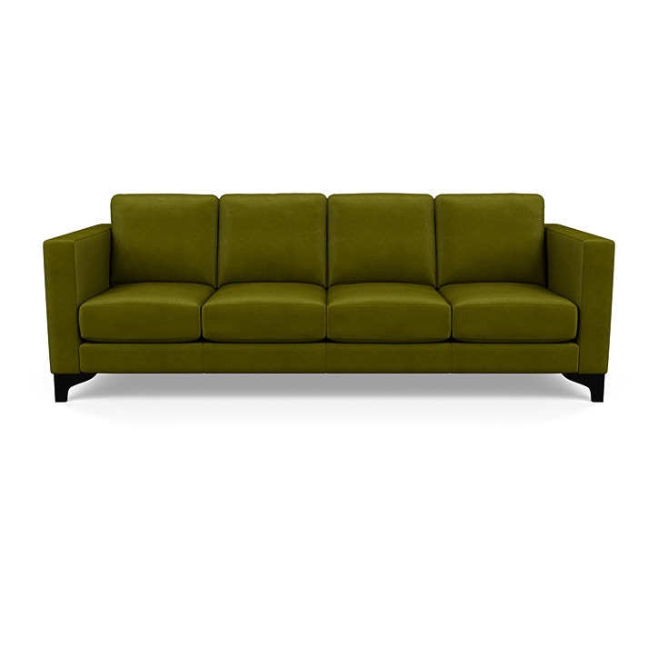American Leather Kendall Four Cushion Sofa KNDSO4STReedCitron