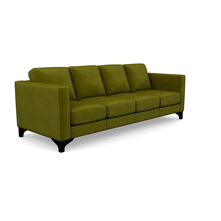 American Leather Kendall Four Cushion Sofa KNDSO4STReedCitron