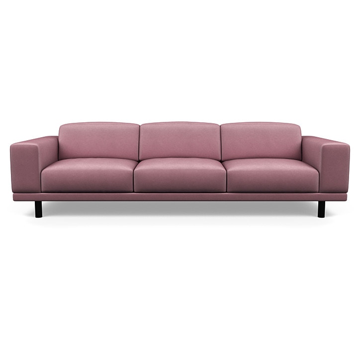 American Leather Meyer Three Cushion Sofa MYRSO3STReedOpal