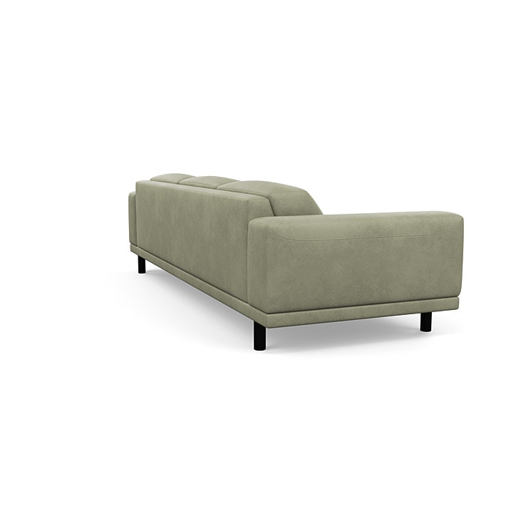 American Leather Meyer Three Cushion Sofa MYRSO3STUltrasuedeMystic