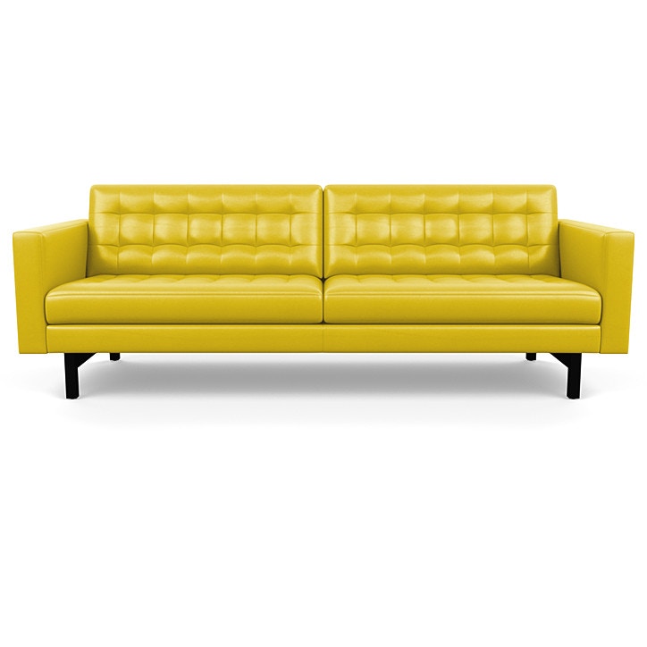 American Leather Parker Two Cushion Sofa PKRSO2STBisonLemon