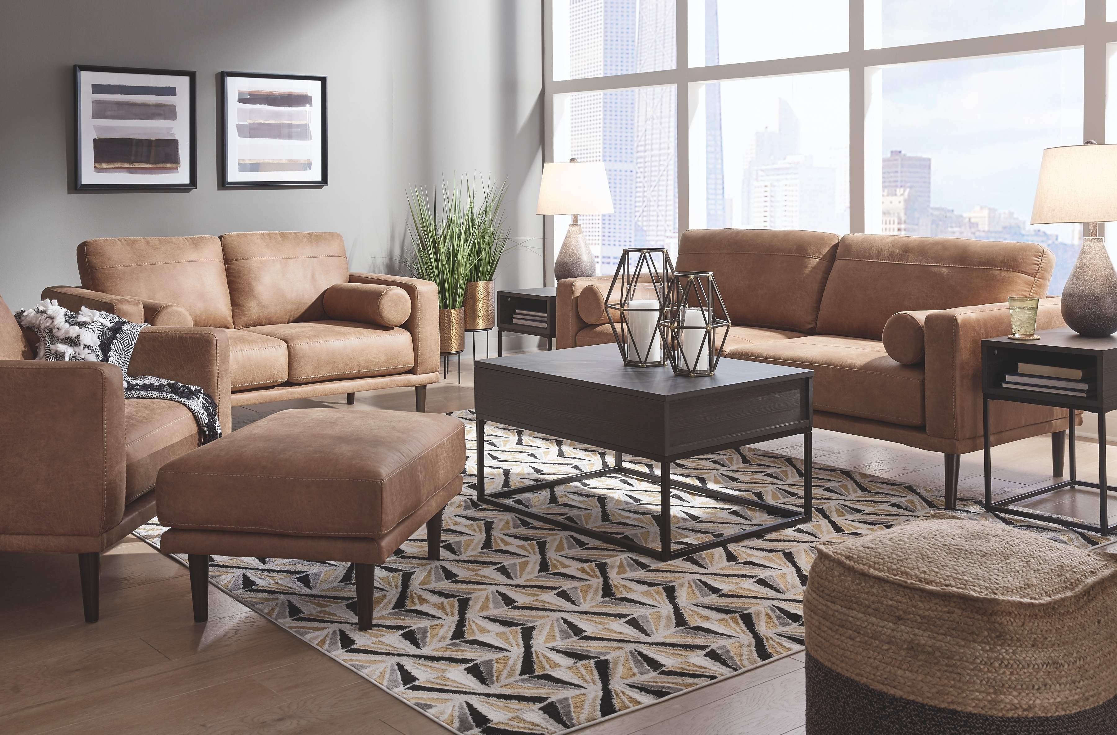 loveseat ottoman set