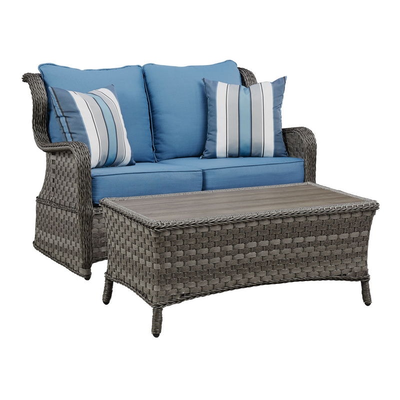 ashley glider loveseat