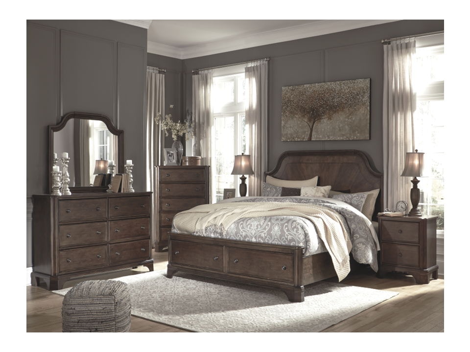 Bedroom sets at ashley's deals furniture store