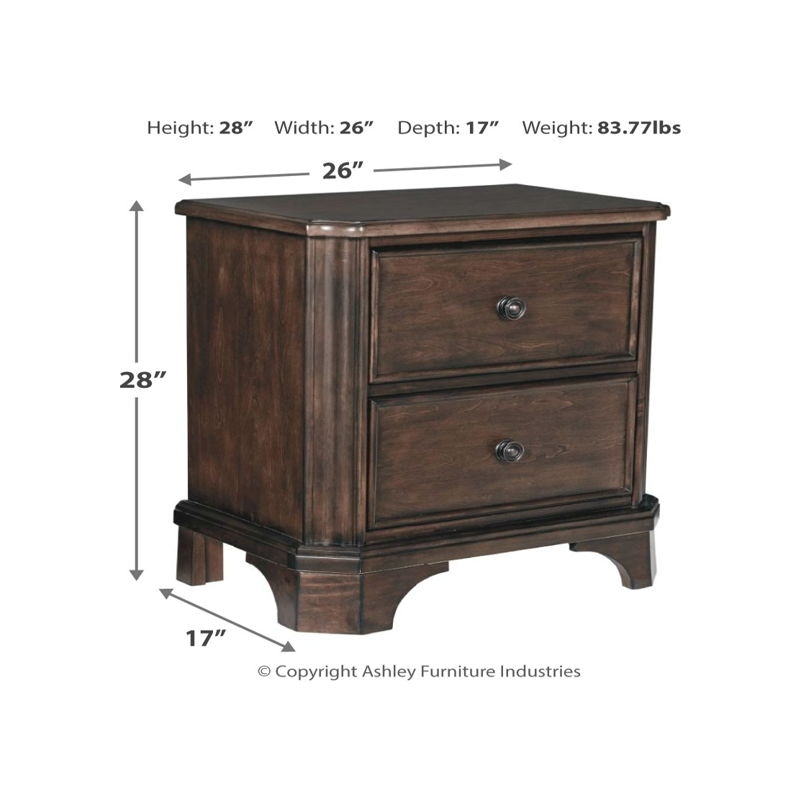 Ashley Adinton 5 Piece King Panel Bed with Storage Set B517313658