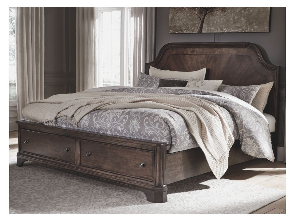 Ashley Adinton Queen Panel Bed with Storage B5175754S98 Portland