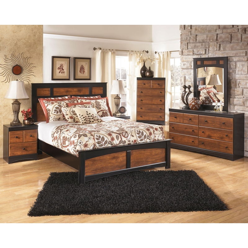 あや AMWAY QUEEN 13Piece Set Ashley Aimwell Aimwell Queen Bed Set B136-31-36-54-57-96-92