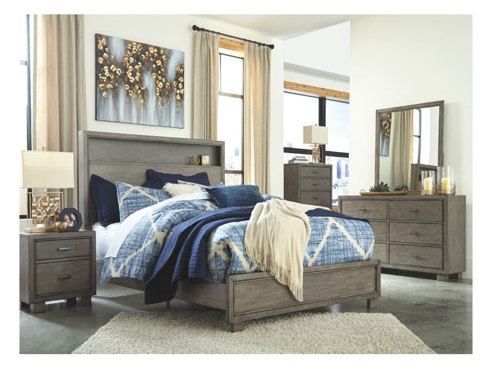 ハクアリード Ashley Arnett 6 Piece Queen Storage Bed Set B552-31-36-81-96-92-2