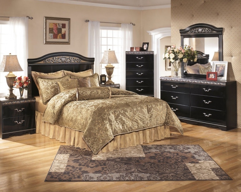 Black marble deals bedroom furniture