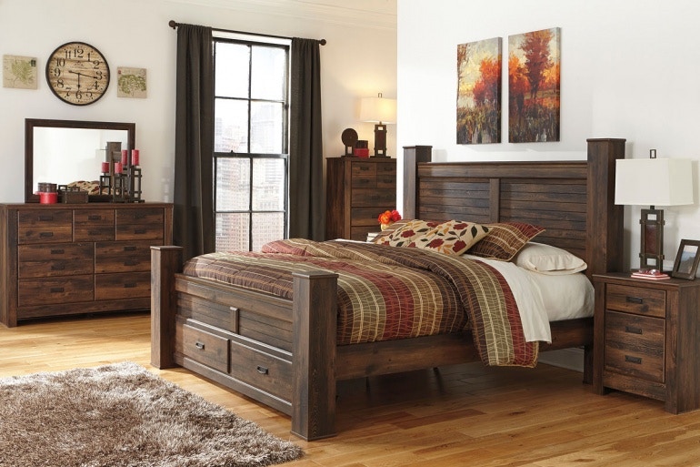 Ashley Quinden 8 Piece King Bed Set - Portland, OR | Key Home