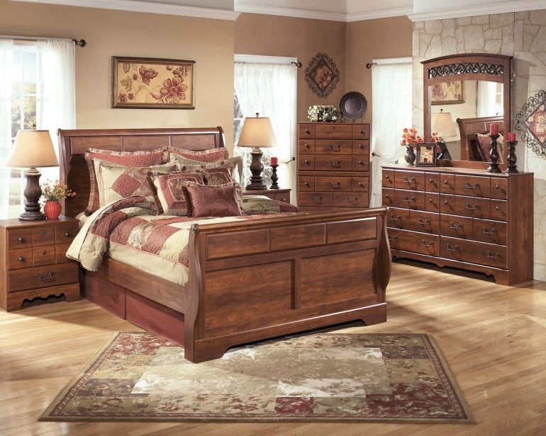 Ashley Timberline 6 Piece Queen Bed Set - Portland, OR | Key Home  Furnishings