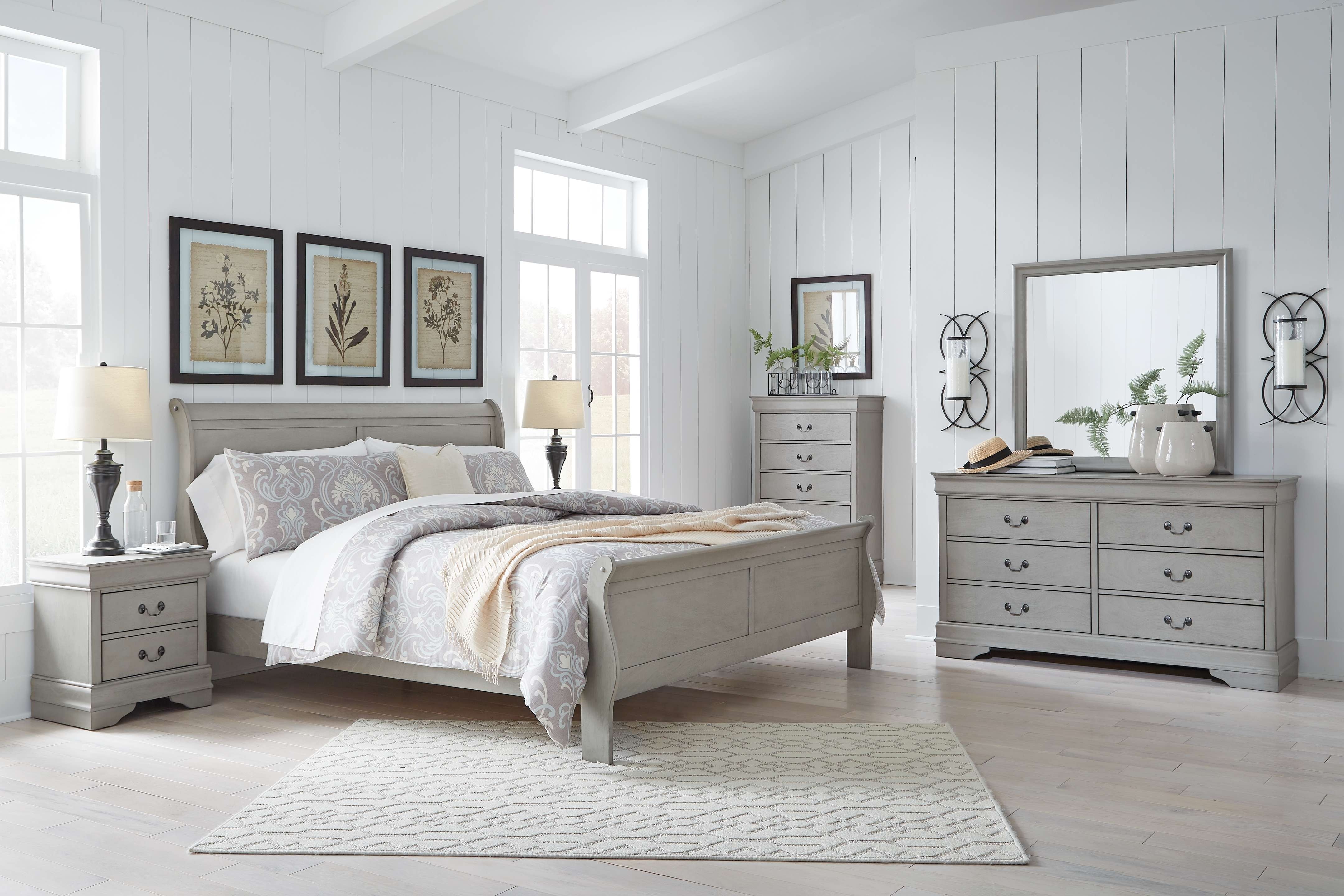 California king deals sleigh bedroom set