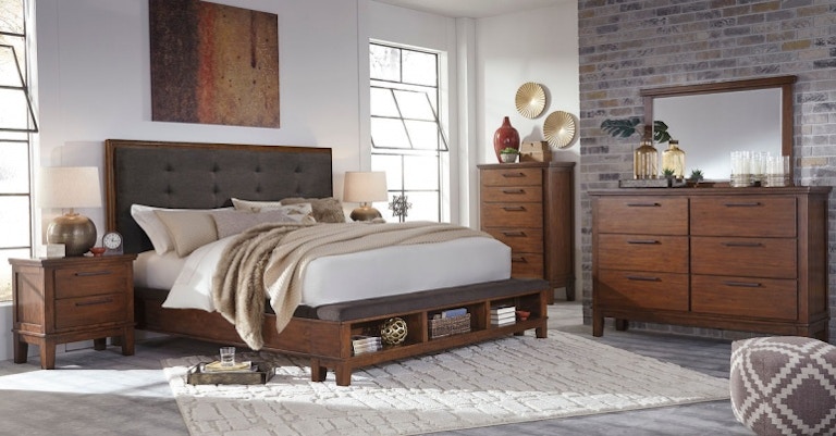 Ashley Ralene 7 Piece King Bed Set - Portland, OR | Key Home Furnishings