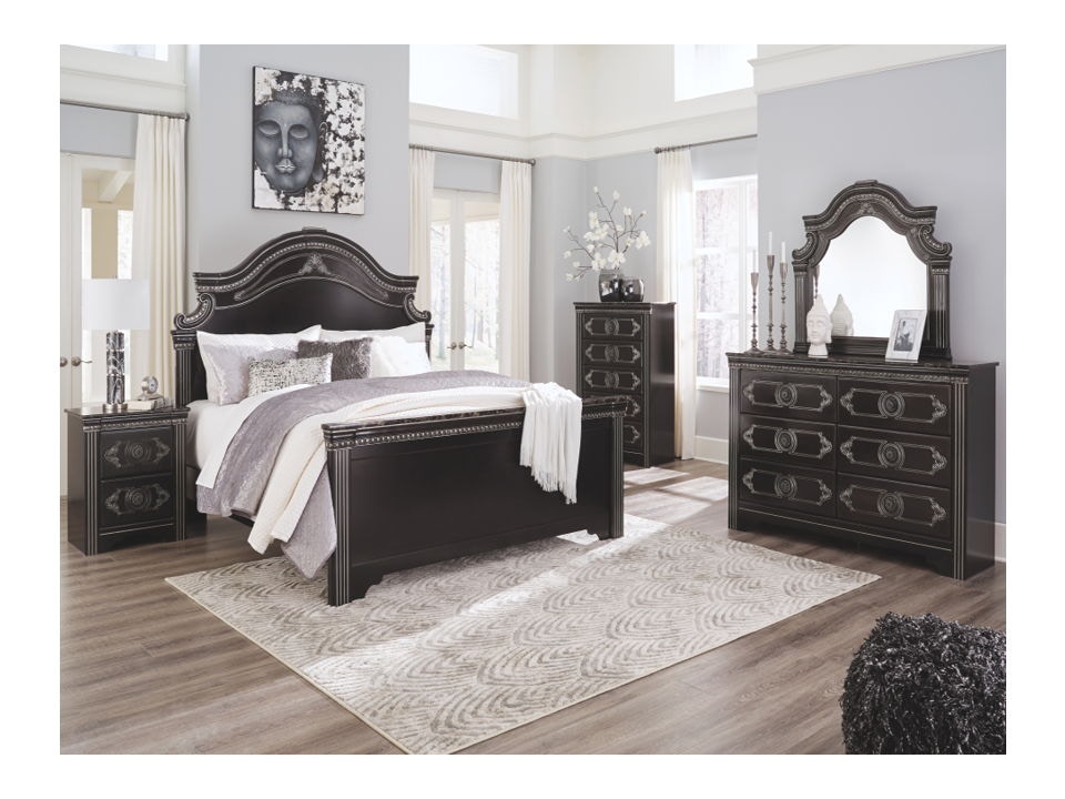 Ashley Banalski 8 Piece Queen Panel Bed Set B342-31-36-46-57-54-96