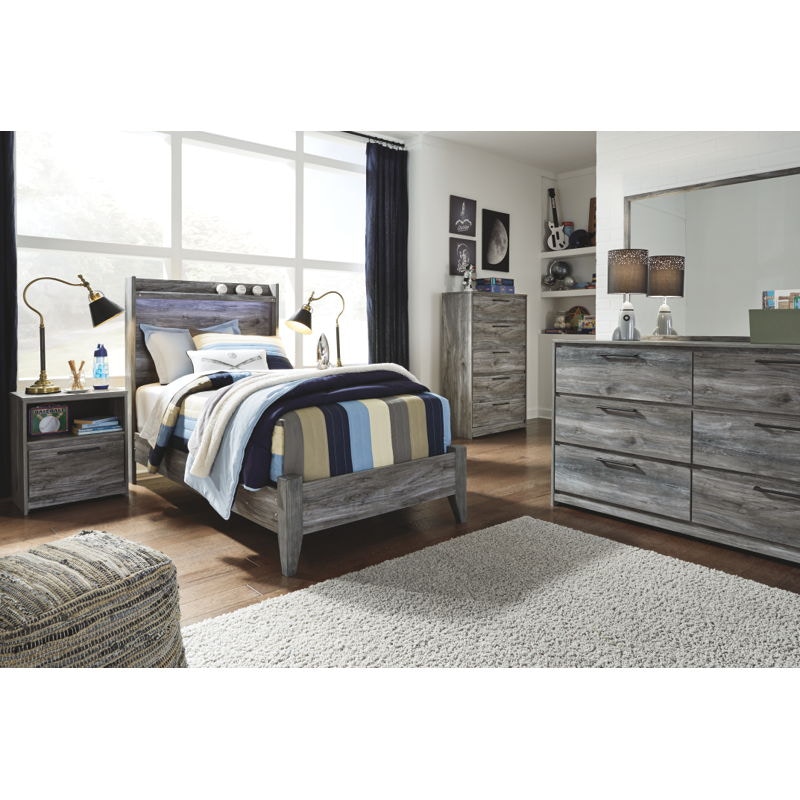 Ashley Baystorm 7 Piece Queen Panel Bedroom Set B221-31-36-46-57-54-91 ...