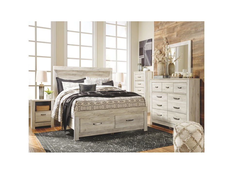 Bellaby queen shop storage bed