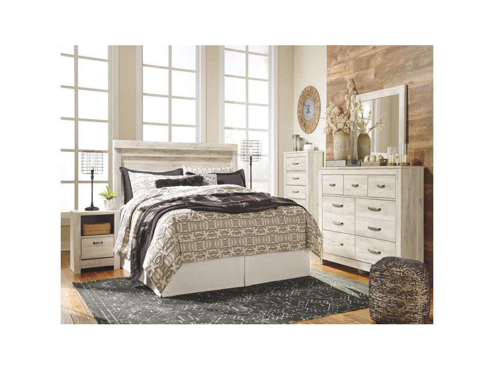 Brushed nickel deals king headboard