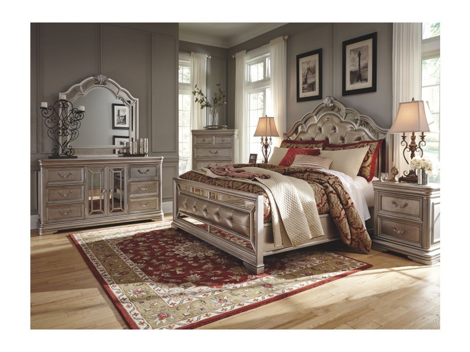 Silver deals queen bed