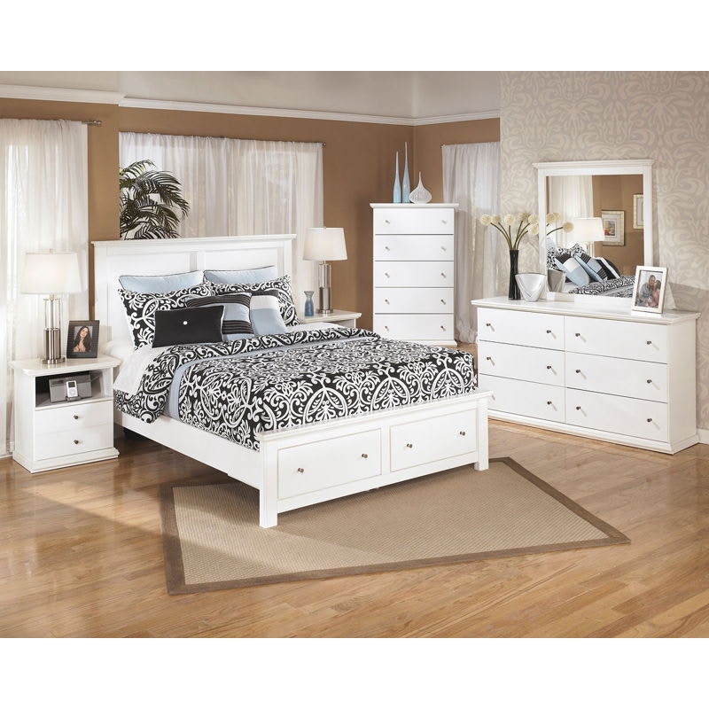 Ashley Bostwick Shoals 6 Piece Queen Storage Bed Set B139-31-36-57-54S ...