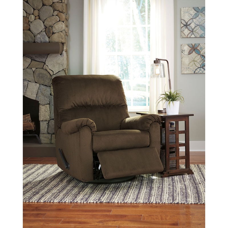 ashley bronwyn swivel glider recliner