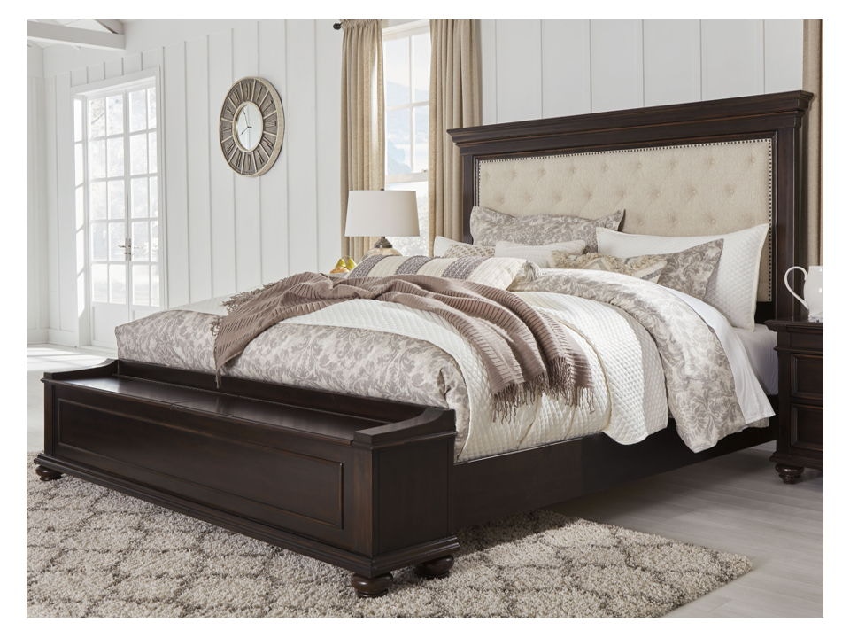 Ashley Brynhurst California King Upholstered Bed With Storage B788-158 ...