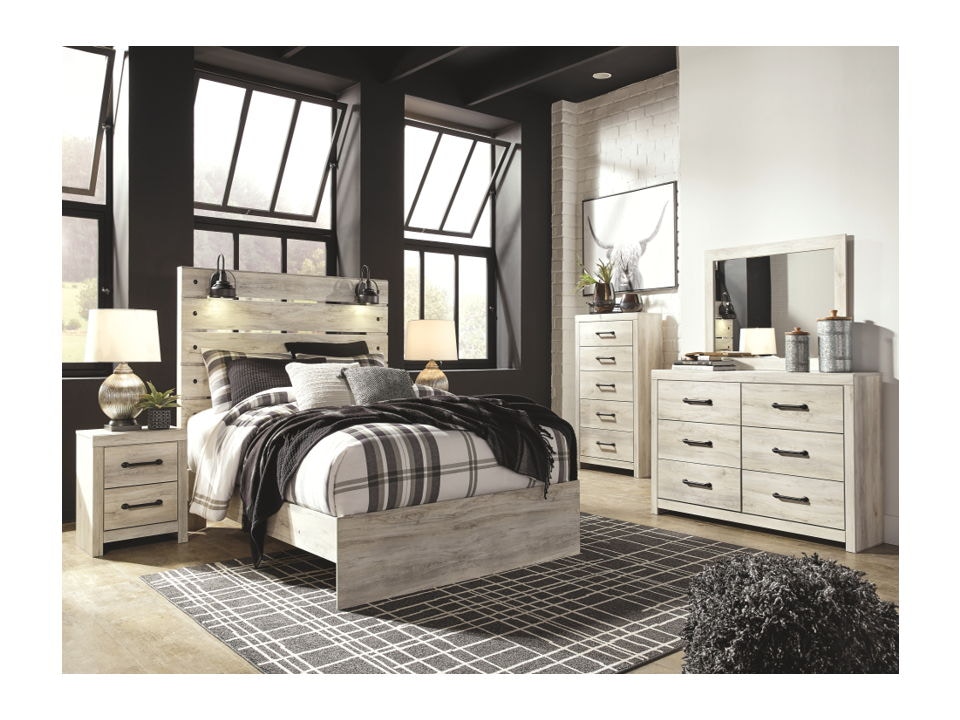 Ashley 8 Piece Queen Panel Bed Set B192-31-36-46-57-54-96-92-2