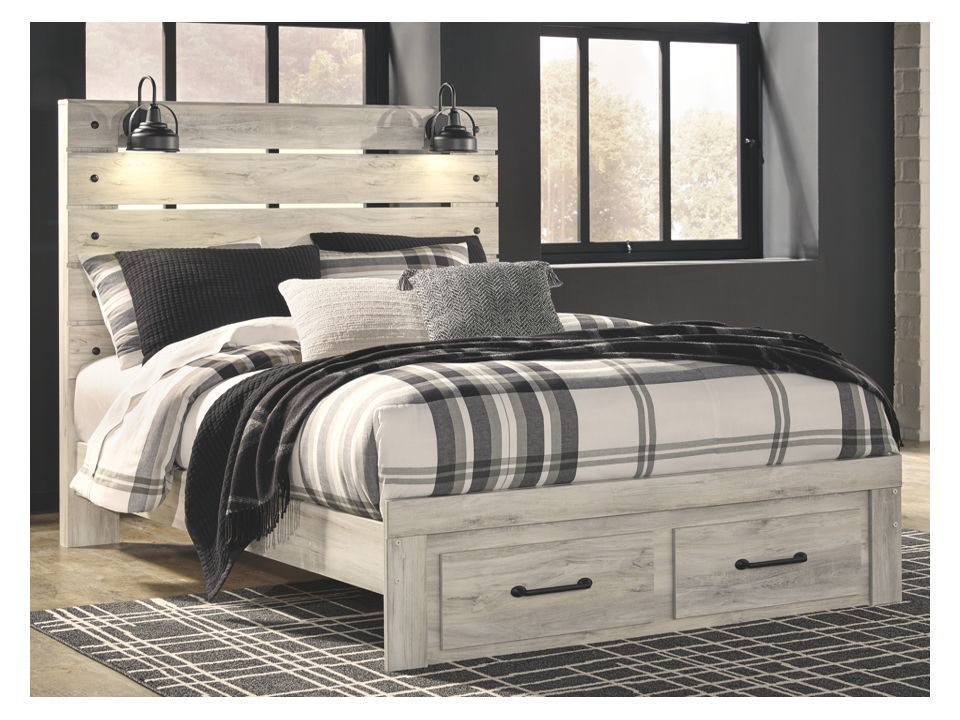 Ashley Cambeck Queen Panel Bed With Storage B192-57-54S-96 - Portland ...