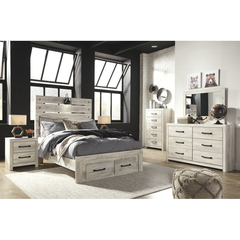 Ashley Cambeck Full Panel Bed with Storage B192-87-84S-86