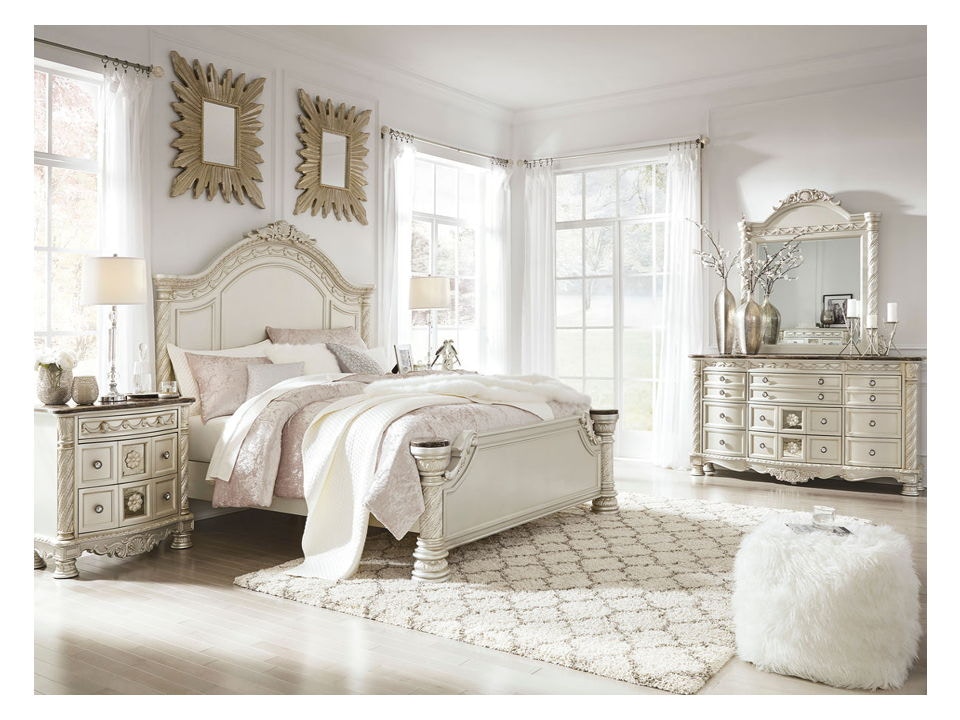 Ashley Cassimore 7 Piece King Panel Bedroom Set B750-31-36-58-56