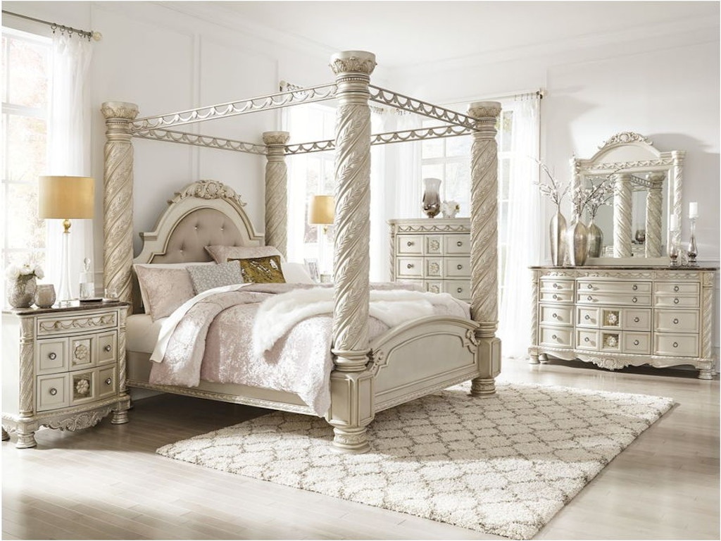 Ashley Furniture Canopy Bedroom Set Lavidor King Canopy Bed Ashley