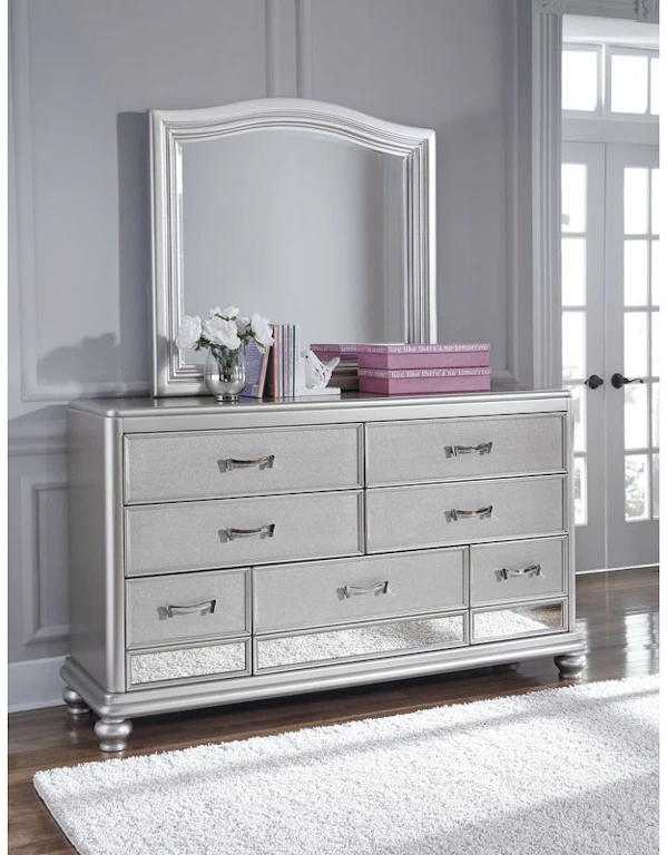 coralayne silver dresser Coralayne 7 Drawer Dresser
