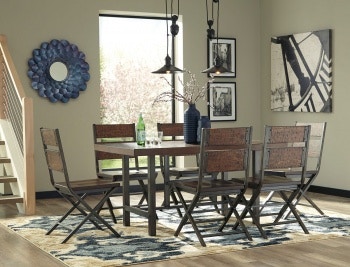 Ashley Kavara 7 Piece Rectangular Dining Set Portland OR Key Home Furnishings