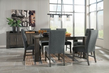 Ashley Chansey 6 Piece Rectangular Dining Set Portland Or Key Home Furnishings