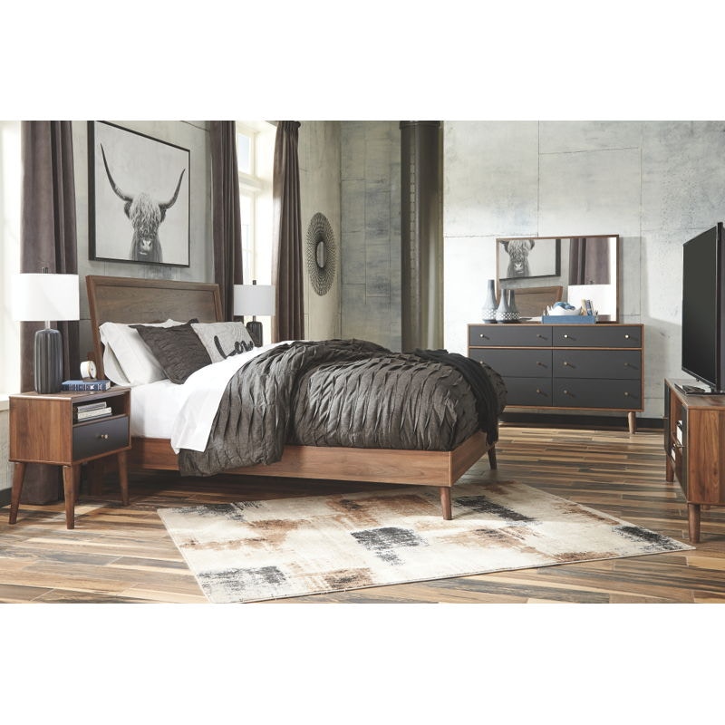Ashley Daneston 5 Piece Queen Panel Bed Set B292-31-36-57-54-B100