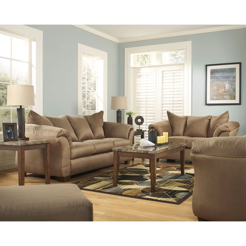 Darcy loveseat deals mocha